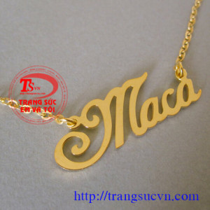 Bán Dây chuyền vàng chữ trẻ em,Đặc day chuyen chu tre em, day chuyen chu tre em nhanh Dây chuyền vàng chữ trẻ em toàn quốc Trang Sức Em và Tôi chuyên Trang sức Nam Nữ.Vàng bạc,quý,ngọc.Đặt hàng theo yêu cầu, Bán Dây chuyền vàng chữ trẻ