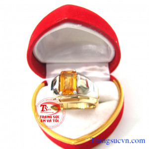 Nhẫn sapphire vàng