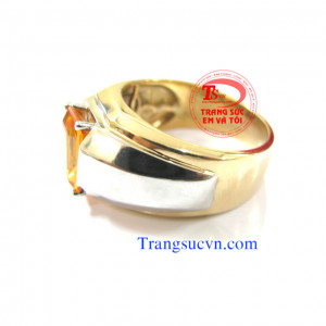 Nhẫn sapphire vàng