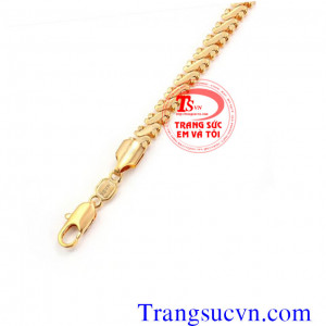 Lắc tay vàng đôi