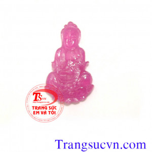 Phật quan âm ruby|Giá Phật quan âm ruby tốt|Có giấy kiểm định phat quan am ruby thiên nhiên|Mặt Phật quan âm ruby bọc vàng 10k,14k,12k,18k,24k đặt Phật quan âm ruby theo yêu cầu