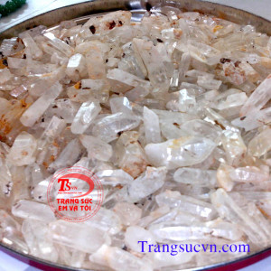 Thạch anh vụn - Thạch anh tinh thể