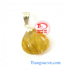 Thạch anh tóc vàng Thạch anh tóc vàng  Mặt thạch anh tóc thiên nhiên được chế tác trên chất liệu:  - Đá Thạch anh tóc thiên nhiên 100%  - Móc được làm bằng bạc ta  - Bán toàn quốc  - Thanh toán an toàn  - Giao hàng tận nơi và thanh toán khi nhận hàng.