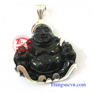 Phật di lặc đá thiên thạch Phật di lặc thiên thạch được chế tác trên chất liệu:  - Phật di lặc thiên thạch thiên nhiên 100%  - Móc được làm bằng bạc ta  - Bán toàn quốc  - Thanh toán an toàn  - Giao hàng tận nơi và thanh toán khi nhận hàng.
