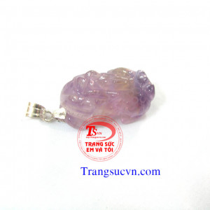 Tỳ hưu thạch anh tím thiên nhiên