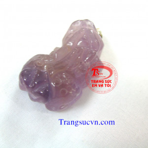 Tỳ hưu thạch anh tím thiên nhiên