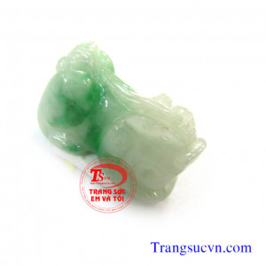 Tỳ hưu đá cẩm thạch nhiên nhiên đeo đẹp, hợp phong thủy