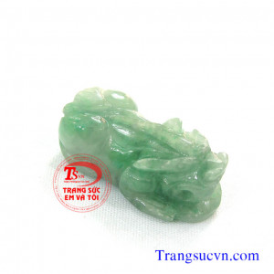 Tỳ hưu mặt dây chuyền nam Tỳ hưu đá cẩm thạch nhiên nhiên Tỳ hưu ngọc cẩm thạch thiên nhiên  Tỳ hưu Jadeite  Chất liệu: Ngọc cẩm thạch nhiên nhiên ( Natural Jadeite)  Tỳ hưu cẩm thạch ( Tỳ hưu phỉ thúy )  Tỳ hưu có GIẤY KIỂM ĐỊNH ĐÁ QUÝ kèm theo tỳ hưu  Đ
