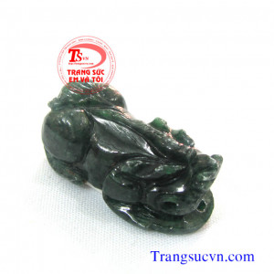 Ngọc phỉ thúy tỳ hưu Tỳ hưu đá cẩm thạch nhiên nhiên Tỳ hưu ngọc cẩm thạch thiên nhiên  Tỳ hưu Jadeite  Chất liệu: Ngọc cẩm thạch nhiên nhiên ( Natural Jadeite)  Tỳ hưu cẩm thạch ( Tỳ hưu phỉ thúy )  Tỳ hưu có GIẤY KIỂM ĐỊNH ĐÁ QUÝ kèm theo tỳ hưu  Đặc đi