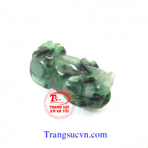 Tỳ hưu đá cẩm thạch nhiên nhiên Tỳ hưu ngọc cẩm thạch thiên nhiên  Tỳ hưu Jadeite Tỳ hưu ngọc jadeite đẹp