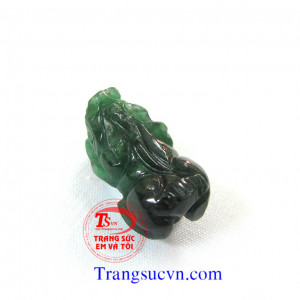 Ngọc jadeite tỳ hưu xanh ngọc thiên nhiên Tỳ hưu mặt dây chuyền nam ngọc phỉ thúy Tỳ hưu đá cẩm thạch nhiên nhiên Tỳ hưu ngọc cẩm thạch thiên nhiên  Tỳ hưu Jadeite  Chất liệu: Ngọc cẩm thạch nhiên nhiên ( Natural Jadeite)  Tỳ hưu cẩm thạch ( Tỳ hưu phỉ th