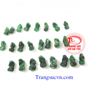 Tỳ hưu ngọc cẩm thạch thiên nhiên