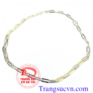 Dây cổ bạc nam