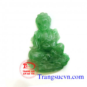 Phật cẩm thạch Jadeite  Đặc điểm khoáng vật:  Công thức : NaAl(Si2O6)  - Tên khoáng vật: Jadeite (ngọc cẩm thạch) - Độ cứng Mohs: 6,5 ~7/10 - Chiết suất: 1.666~1.680 - Tỉ trọng: 3.34  ( Giấy chứng chỉ đá quý) Các công ty kiểm định đá quý hà nội. Xem>>>