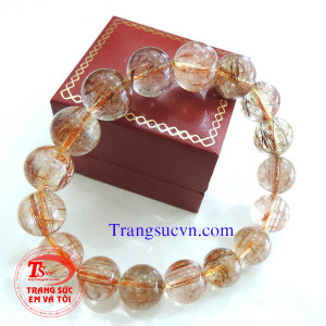  Vòng tay thạch anh tóc đỏ nhiều có và độ trong cao  Kích thước: ~ 13,80 - 13,00 mm  Trọng lượng: 56,65 g  Số lượng hạt: 17 hạt vòng,thạch,anh,tóc,đỏ,Vòng tay thạch anh tóc đỏ,hat thach anh tóc đỏ,da thạch anh tóc đỏ