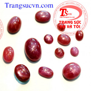 Ruby thiên nhiên có ánh sao