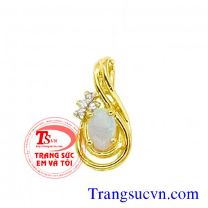 Mặt đá opal vàng tây