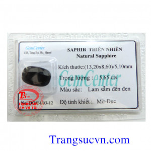 Sapphire Ép Vỉ Kiểm định