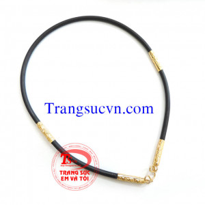 Dây sao su bọc vàng tây