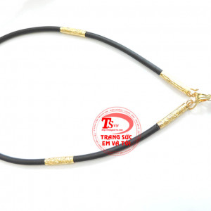 Dây sao su bọc vàng tây