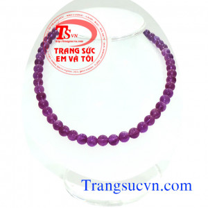 Vòng cổ thạch anh tím