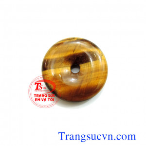Đồng xu đá mắt hổ tự nhiên