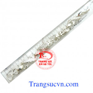 Lắc tay bạc hình rồn