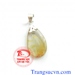thach anh tóc,thach anh tóc vàng,thạch anh,thạch anh tóc thiên nhiên,thạch,anh,tóc,ngọc cẩm thạch,mặt dây chuyền,mặt dây chuyền,thạch anh tóc