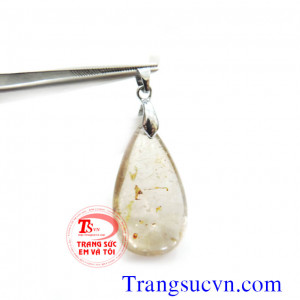 Mặt dây thạch anh tóc