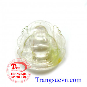 Phật Di Lặc thạch anh tóc