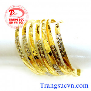 Vòng tuần đẹp vàng tây