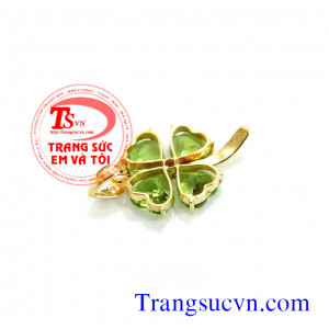 Mặt dây đá peridot tự nhiên đẹp