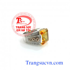 Nhẫn nam đá quý mệnh Mộc và Mệnh Thủy