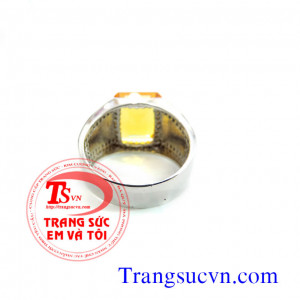 Nhẫn nam đá quý mệnh Mộc và Mệnh Thủy