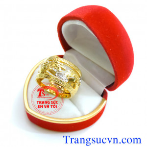Bán Nhẫn nam rồng đep vàng tây 18k,đặt nhẫn nam vàng tây,nhẫn nam rồng vàng kèm giấy kiểm định Vàng,bảo hành 1 năm,bán toàn quốc