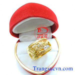 Bán Nhẫn nam rồng đep vàng tây 18k,đặt nhẫn nam vàng tây,nhẫn nam rồng vàng kèm giấy kiểm định Vàng,bảo hành 1 năm,bán toàn quốc