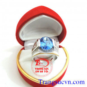 Nhẫn nam topaz đẹp