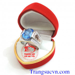 Nhẫn nam topaz đẹp