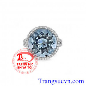 Aquamarine mang màu của nước tuyệt đẹp và Thủy hợp với Thủy