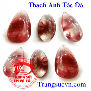 Bán Thạch anh tóc đỏ,giá thach anh toc do,màu đẹp tóc to và rõ nét,thạch anh tóc đỏ dạng mặt,đá thạch anh tóc đỏ,thạch anh