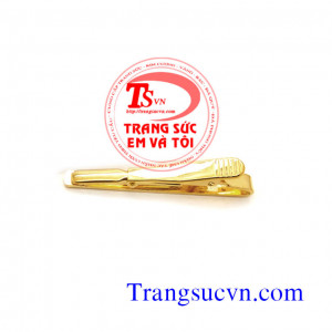 Kẹp vàng tây Caravat đơn giản