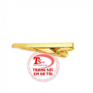 Kẹp vàng tây Caravat đơn giản
