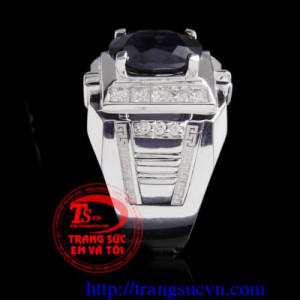 Nhẫn nam được thiết kế trên máy 3D - Tạo sáp nhẫn nam theo yêu cầu - Nhẫn nam gắn đá quý theo mệnh