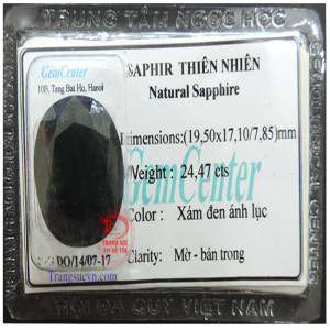 Đá Saphia thiên nhiên to