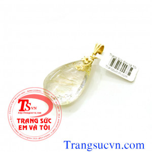 Mặt dây chuyền thạch anh tóc