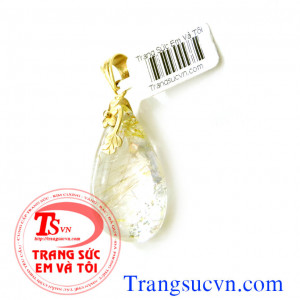 Mặt dây chuyền thạch anh tóc