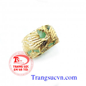 Nhẫn phượng hoàng vàng tây