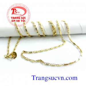 Dây chuyền vàng ý 75