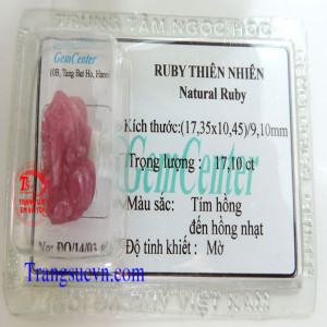 Tỳ hưu Hồng ngọc ruby
