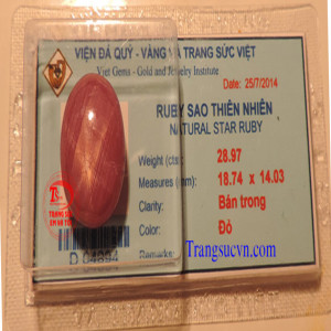 Ruby sao việt nam